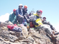 Bergsteigen in Ecuador, Illiniza Nord Gipfel